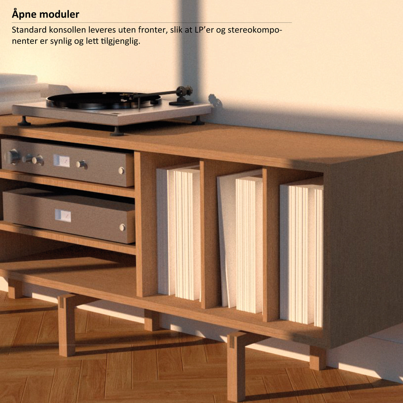 Abel - LP Konsoll - 180 cm