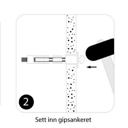 Abel system - Gipsskrue - gips 26 mm