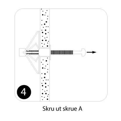 Abel system - Gipsskrue - gips 26 mm