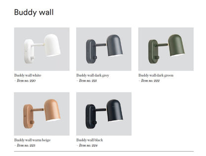 Buddy - Vegglampe - Mørk Grønn