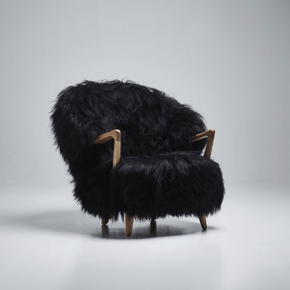 Fluffy - Lenestol - Sort