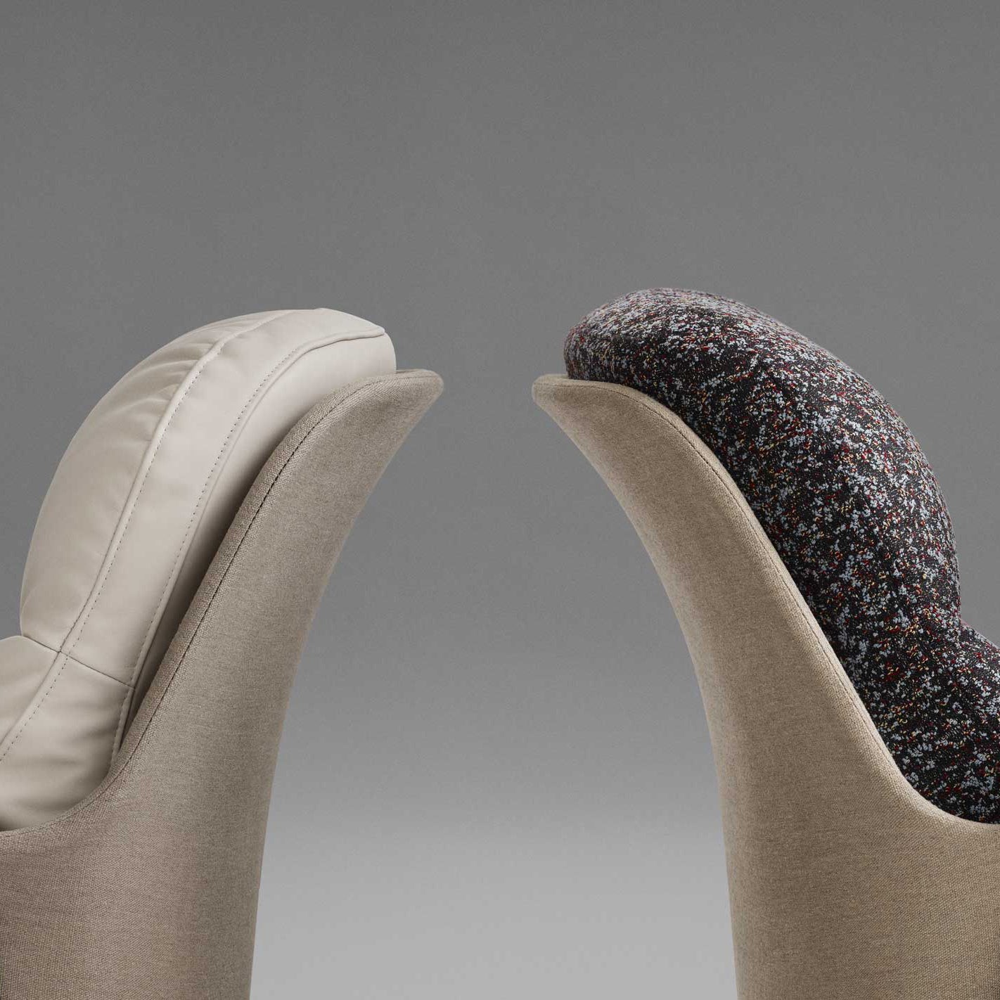 Lyra -  Chaise Longue - Tekstil