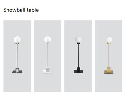 Snowball - Bordlampe - Sort