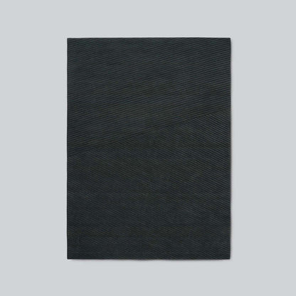 Row Gulvteppe 170x240 Mørk Grønn